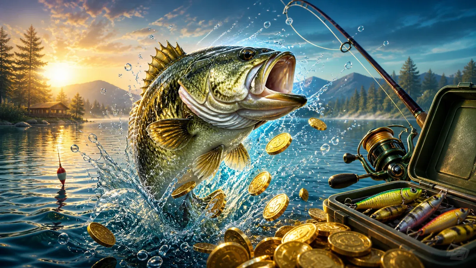 Big Bass Trophy Fishing by Reel Kingdom